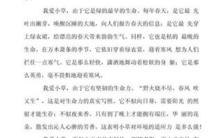 小草作文开头怎么写_小学生如何描写小草