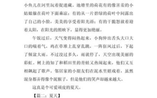 夏天作文怎么写_夏天作文300字如何扩写到800字