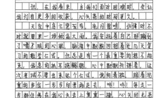 最美心头一亮时作文怎么写_如何写出600字高分范文