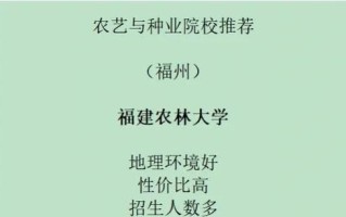 福建农业大学怎么样_福建农业大学专业排名