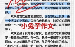 小兔子怎么写作文_小兔子作文素材有哪些