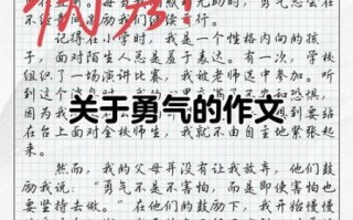 勇气作文怎么写_如何培养勇气