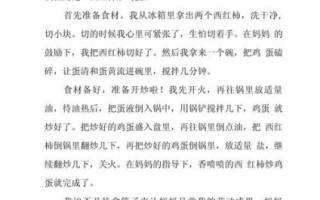 怎样写好关于做饭的作文_做饭作文怎么写才生动