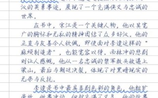 水浒传读后感怎么写_水浒传读后感600字作文