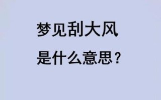 孕妇梦见刮大风是什么意思_孕妇梦见大风生男生女