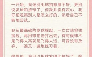 如何学会打羽毛球_作文怎么写