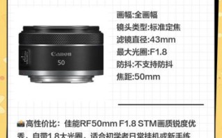 rf卡口镜头有哪些值得买_怎么选