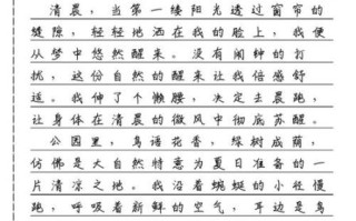 暑假的一天作文怎么写_500字范文如何扩写到800字