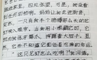 如何写美味的龙虾作文_龙虾作文怎么写才生动