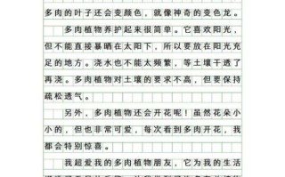多肉植物怎么养_多肉作文怎么写