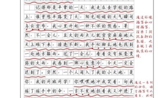 有你真好作文怎么写_六年级优秀范文