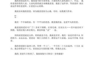 我的爸爸是个怎样的人_如何写好我的爸爸200字作文