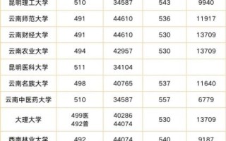 云南大学分数线是多少_云南大学历年录取分数线