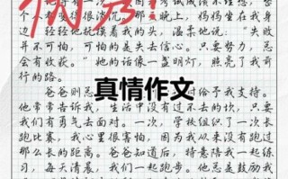 真情作文怎么写_真情作文素材有哪些