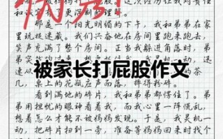 被姐姐打屁股作文怎么写_被姐姐打屁股作文800字