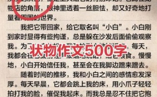 什么是状物作文_状物作文怎么写