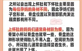 孕妇下怀好还是上怀好_区别与注意事项