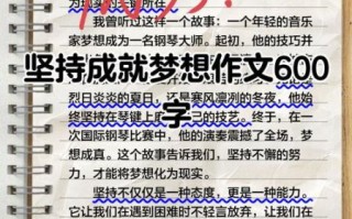 如何坚持梦想_励志作文500字怎么写