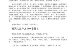 幽默作文300字怎么写_幽默作文300字范例