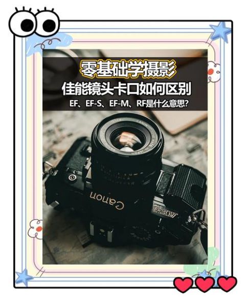 佳能镜头卡口有哪些_EF卡口和RF卡口区别-第2张图片-星辰妙记