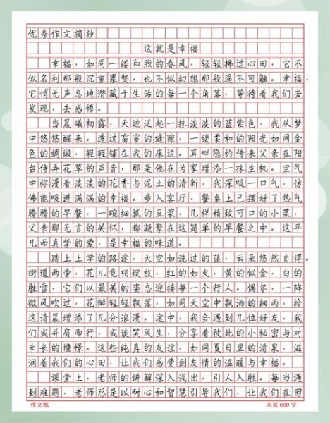 这就是幸福是什么_如何写出这就是幸福作文-第2张图片-星辰妙记