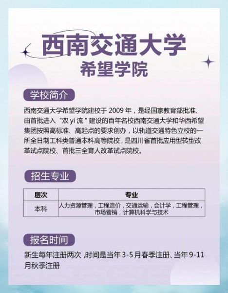 西南交通大学希望学院怎么样_录取分数线是多少-第3张图片-星辰妙记 西南交通大学希望学院怎么样_录取分数线是多少-第3张图片-星辰妙记