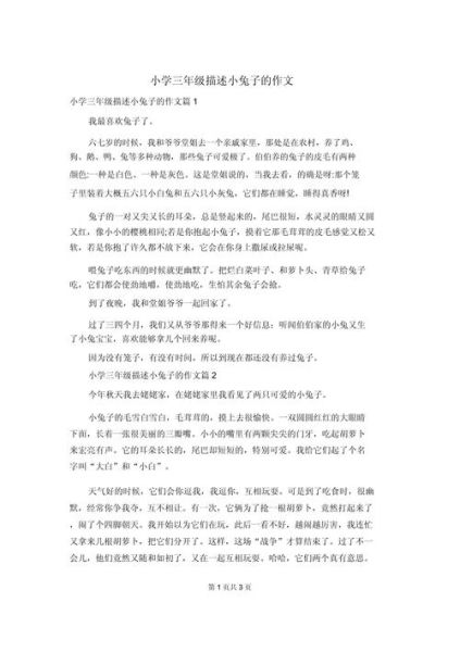 小兔历险记作文怎么写_小兔历险记作文写作技巧-第3张图片-星辰妙记 小兔历险记作文怎么写_小兔历险记作文写作技巧-第3张图片-星辰妙记