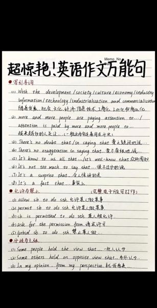 高考英语满分作文怎么写_高考英语作文万能句式-第1张图片-星辰妙记