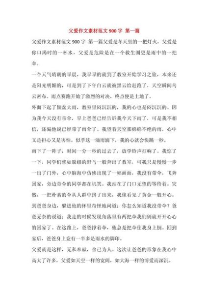 爸爸给我的爱作文怎么写_父爱细节描写有哪些-第2张图片-星辰妙记