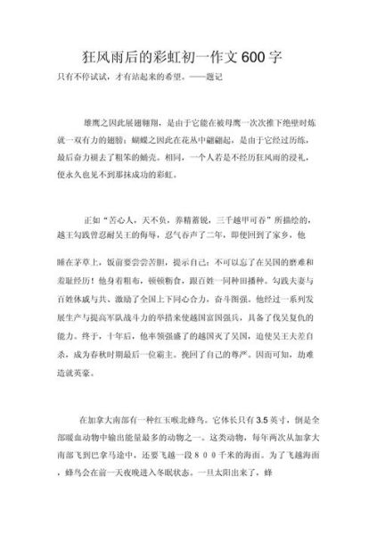 雨后彩虹作文怎么写_描写彩虹的优美句子有哪些-第2张图片-星辰妙记