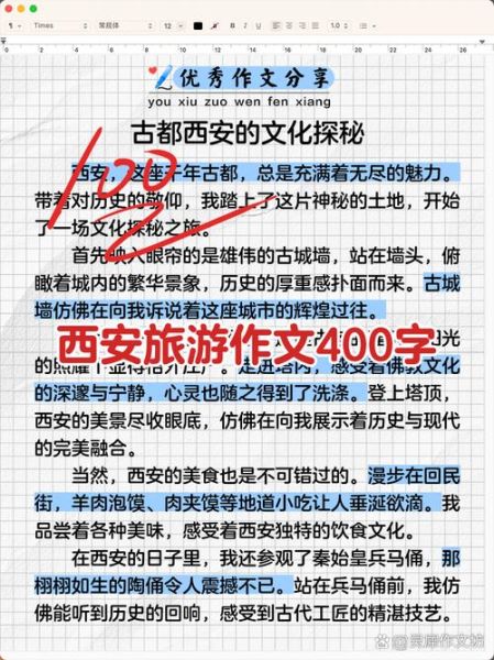 西安游记作文怎么写_西安游记作文800字范文-第3张图片-星辰妙记