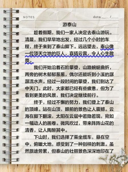 游泰山作文怎么写_泰山游记写作技巧-第1张图片-星辰妙记