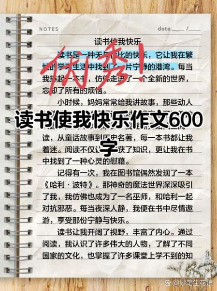 读书作文600字怎么写_读书作文600字写作技巧-第2张图片-星辰妙记