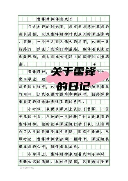 学习雷锋作文怎么写_雷锋精神作文素材有哪些-第3张图片-星辰妙记