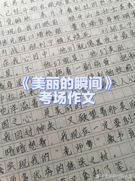 最美的瞬间作文怎么写_最美的瞬间600字范文-第2张图片-星辰妙记