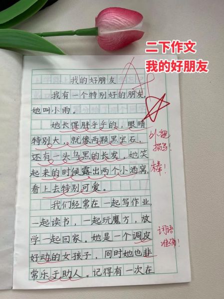 我有一个好朋友作文怎么写_小学生写人作文技巧-第1张图片-星辰妙记