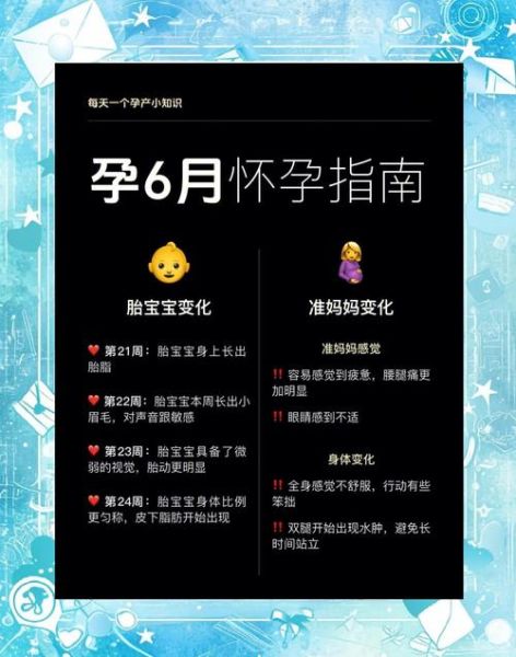 六个月孕妇吃什么好_六个月孕妇注意事项-第1张图片-星辰妙记