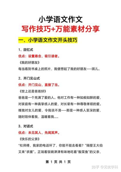 小学生如何写好作文_作文写作技巧有哪些-第2张图片-星辰妙记