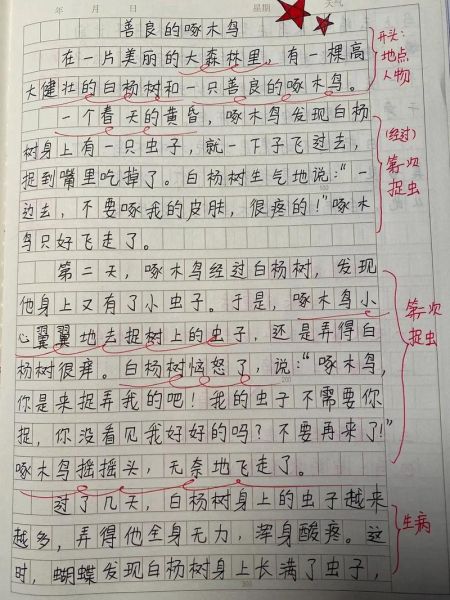 三年级作文怎么写_小学生写作技巧-第2张图片-星辰妙记