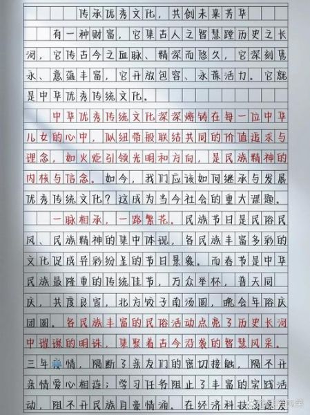 传承作文怎么写_如何写出文化深度-第1张图片-星辰妙记