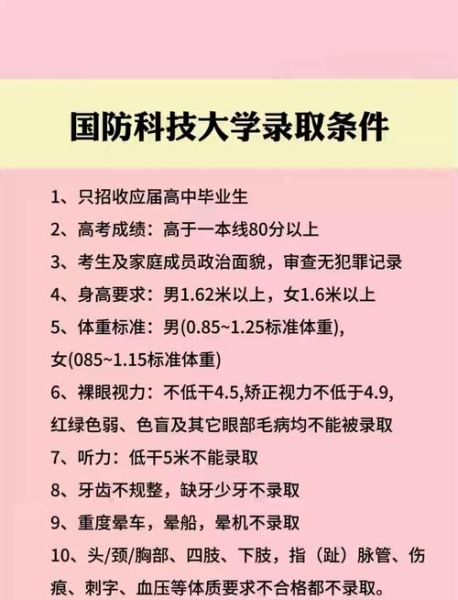 国防科技大学录取要求_分数线是多少-第2张图片-星辰妙记