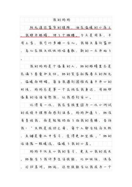 我的妈妈优秀作文怎么写_写妈妈的感人细节有哪些-第2张图片-星辰妙记