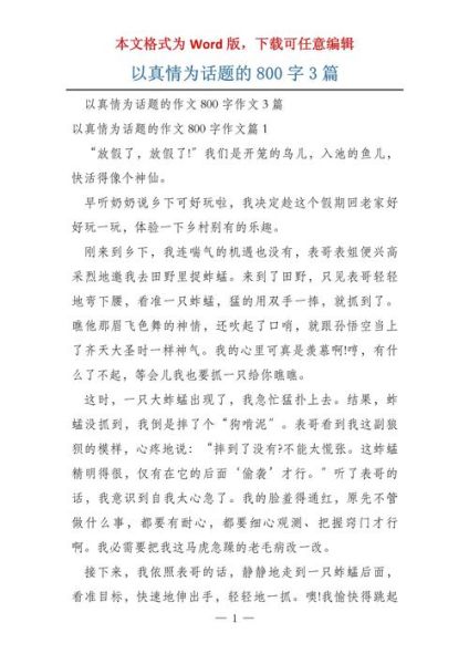 传递真情作文怎么写_传递真情作文800字范文-第1张图片-星辰妙记