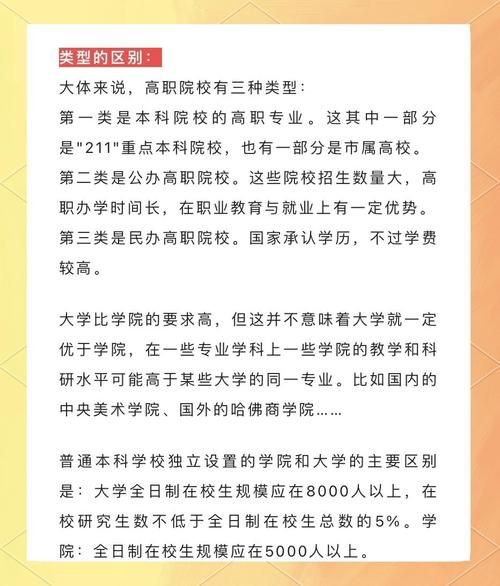 学院和大学有什么区别_哪个更好-第2张图片-星辰妙记