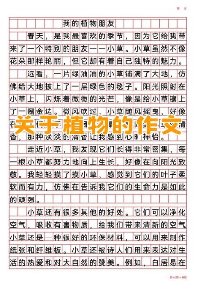 植物作文怎么写_描写植物的优美句子有哪些-第1张图片-星辰妙记