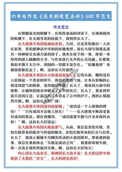 如何写好600字作文_作文600字写作技巧-第2张图片-星辰妙记