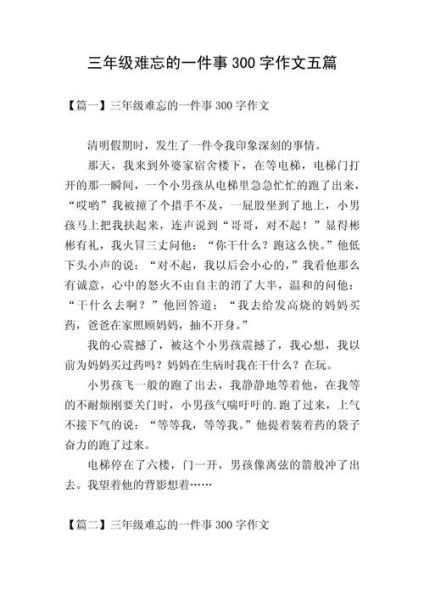 如何写事作文三百字_写事作文三百字怎么写-第3张图片-星辰妙记