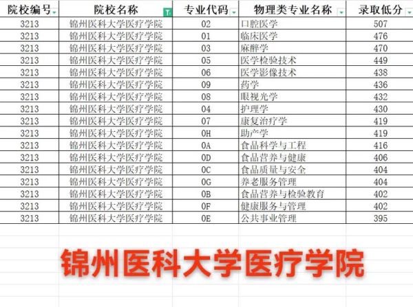 辽宁锦州医科大学怎么样_录取分数线是多少-第3张图片-星辰妙记