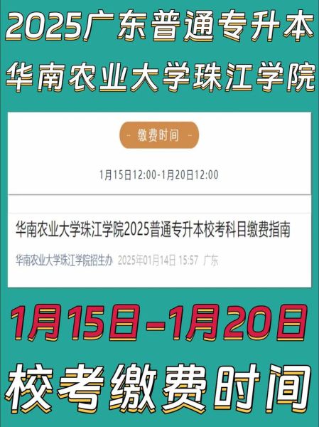 华南农业大学珠江学院学费多少钱_各专业收费标准-第2张图片-星辰妙记