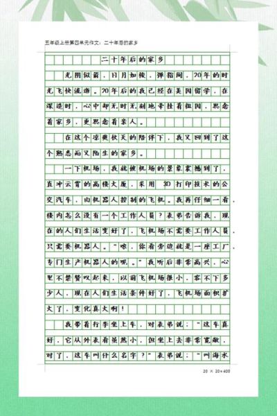 五年级上册第四单元作文怎么写_如何写具体生动-第2张图片-星辰妙记